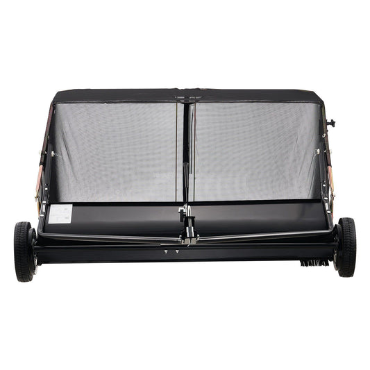 Tow Behind Lawn Sweeper 26.7cm 26 cu.ft Large Yard Leaf Grass