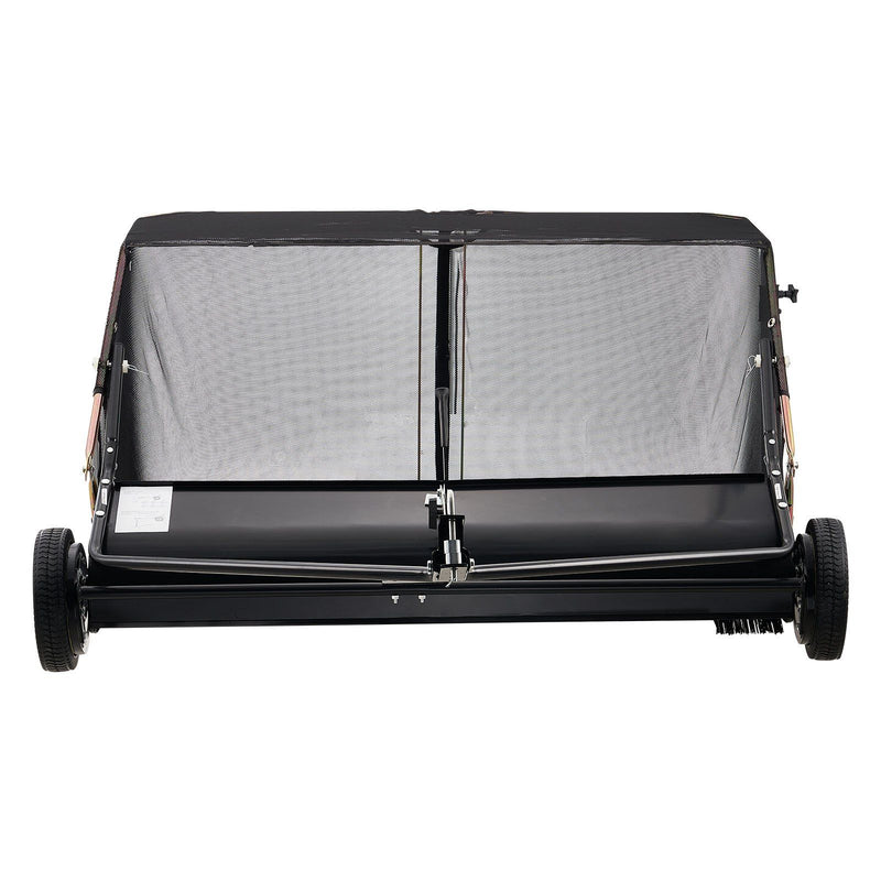 Tow Behind Lawn Sweeper 26.7cm 26 cu.ft Large Yard Leaf Grass