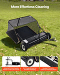Tow Behind Lawn Sweeper 26.7cm 26 cu.ft Large Yard Leaf Grass