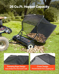 Tow Behind Lawn Sweeper 26.7cm 26 cu.ft Large Yard Leaf Grass