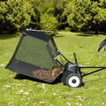 Tow Behind Lawn Sweeper 26.7cm 26 cu.ft Large Yard Leaf Grass