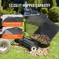 Lawn Sweeper 106.6cm 12cu.ft Tow Behind Grass Leaf Collector