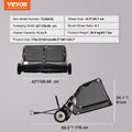 Lawn Sweeper 106.6cm 12cu.ft Tow Behind Grass Leaf Collector