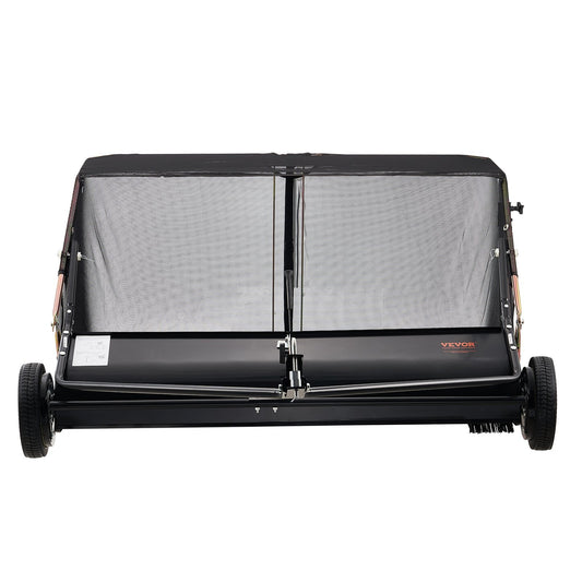 Tow Behind Lawn Sweeper 132cm 26 cu.ft Leaf Yard Collector