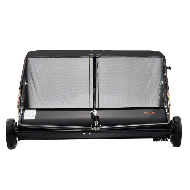 Tow Behind Lawn Sweeper 132cm 26 cu.ft Leaf Yard Collector