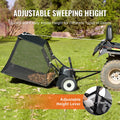 Tow Behind Lawn Sweeper 132cm 26 cu.ft Leaf Yard Collector