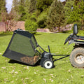Tow Behind Lawn Sweeper 132cm 26 cu.ft Leaf Yard Collector