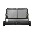 Tow Behind Lawn Sweeper 122cm 26cu.ft Leaf Grass Collector