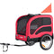 VEVOR Dog Bike Trailer 45kg Pet Cart Bicycle Carrier Foldable Reflector
