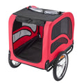 VEVOR Dog Bike Trailer 45kg Pet Cart Bicycle Carrier Foldable Reflector