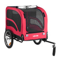 VEVOR Dog Bike Trailer 45kg Pet Cart Bicycle Carrier Foldable Reflector