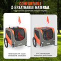Dog Bike Trailer 30kg Pet Cart Bicycle Carrier Folding Orange