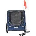 VEVOR Dog Bike Trailer 45kg Pet Cart Bicycle Carrier Folding Blue/Black