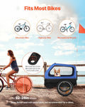 Dog Bike Trailer 40kg Pet Cart Bicycle Carrier Folding Quick Release