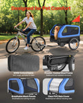 Dog Bike Trailer 40kg Pet Cart Bicycle Carrier Folding Quick Release