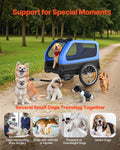 Dog Bike Trailer 40kg Pet Cart Bicycle Carrier Folding Quick Release
