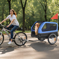 Dog Bike Trailer 40kg Pet Cart Bicycle Carrier Folding Quick Release