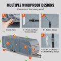 Travel Trailer Cover 9.1-9.8m 4-Layer Waterproof RV Camper