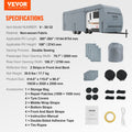 Travel Trailer Cover 9.1-9.8m 4-Layer Waterproof RV Camper