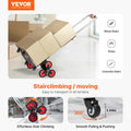 Stair Climbing Cart 118kg Heavy Duty Hand Truck 10 Wheels Dolly