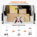 Stair Climbing Cart 118kg Heavy Duty Hand Truck 10 Wheels Dolly