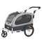Dog Bike Trailer 40kg 2-in-1 Pet Stroller Cart Quick Release