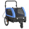 Dog Bike Trailer, Supports up to 40 kg, 2-in-1 Pet Stroller Cart Bicycle Carrier for Small & Large Dogs, Easy Folding Frame with Quick Release Wheel, Universal Bicycle Coupler, Internal Leash
