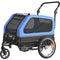 VEVOR Dog Bike Trailer 40kg 2-in-1 Pet Stroller Cart Bicycle Carrier