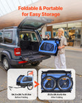 VEVOR Dog Bike Trailer 40kg 2-in-1 Pet Stroller Cart Bicycle Carrier