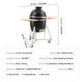 Portable Propane BBQ Grill Charcoal Stainless Steel Cart Cover