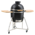 Portable Propane BBQ Grill Charcoal Stainless Steel Cart Cover