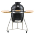 Portable Propane BBQ Grill Charcoal Stainless Steel Cart Cover