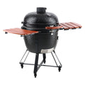 Portable Propane Gas Grill Charcoal BBQ Smoker Stainless Steel