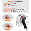 80W Electric Shawarma Knife Doner Kebab Meat Slicer 2 Blades