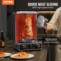 80W Electric Shawarma Knife Turkish Doner Kebab Slicer 2 Blades
