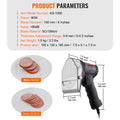 80W Electric Shawarma Knife Turkish Doner Kebab Slicer 2 Blades