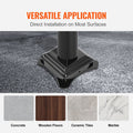 Handrail 1-3 Step Steel Railing 150kg Capacity Screw Kit