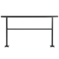 Outdoor Stair Handrail 165LBS Aluminum 152x89.5cm 4-5 Steps
