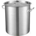 VEVOR Stainless Steel Stockpot 42 Quart Large Cooking Pot with Lid