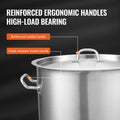 VEVOR Stainless Steel Stockpot 42 Quart Large Cooking Pot with Lid