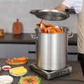VEVOR Stainless Steel Stockpot 42 Quart Large Cooking Pot with Lid