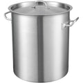 VEVOR Stainless Steel Stockpot 42 Quart Large Cooking Pot with Lid