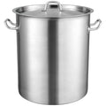 VEVOR Stainless Steel Stockpot 42 Quart Large Cooking Pot with Lid