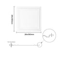 Ceiling Tiles 96-Pack 20x20cm Polystyrene Glue-up White