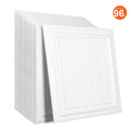 Ceiling Tiles 96-Pack 20x20cm Polystyrene Glue-up White