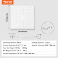 Ceiling Tiles 12-Pack 24x24 PVC White Echo Pattern Easy Installation