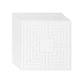 Ceiling Tiles 12-Pack 24x24 PVC White Echo Pattern Easy Installation