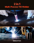 TIG MMA Stick Welder 2-in-1 IGBT Hot Start LED Lift