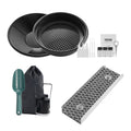 Gold Panning Kit 16 Pieces Sluice Box Classifier Magnet Prospecting