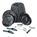 Gold Panning Kit 19 PCS 254mm 355mm Pans Classifier Sieve Backpack